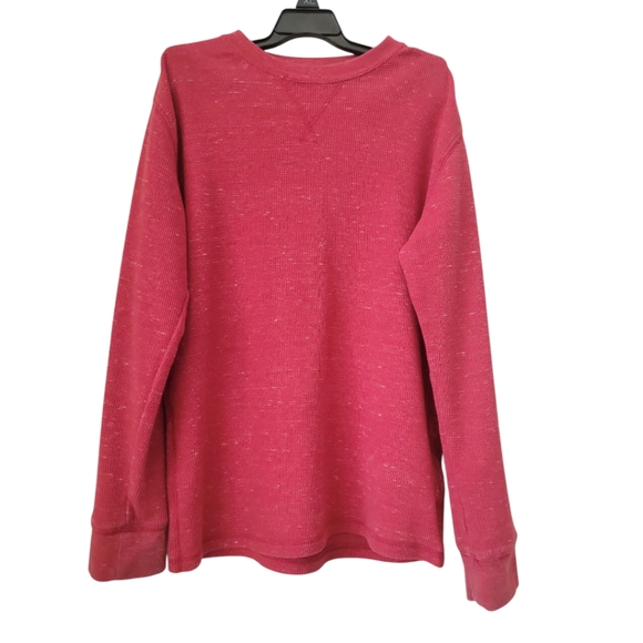 2-pack BOY'S THERMAL LONG SLEEVE TOPS, M/L , Red, GUC - Picture 3 of 9